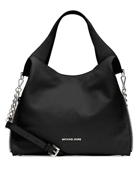 michael michael kors devon large shoulder tote black 